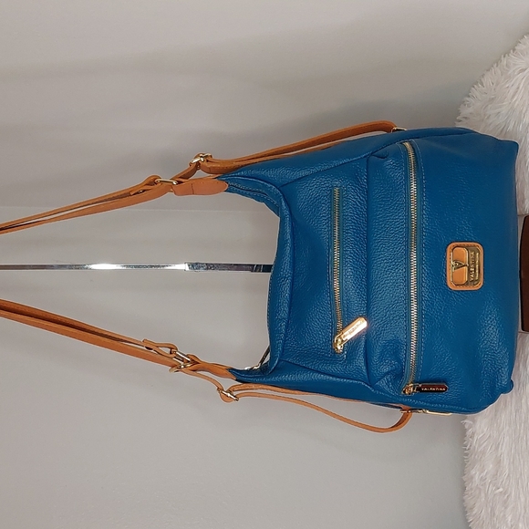 Valentina Handbags - Valentina Pebbled Leather Hobo Bag